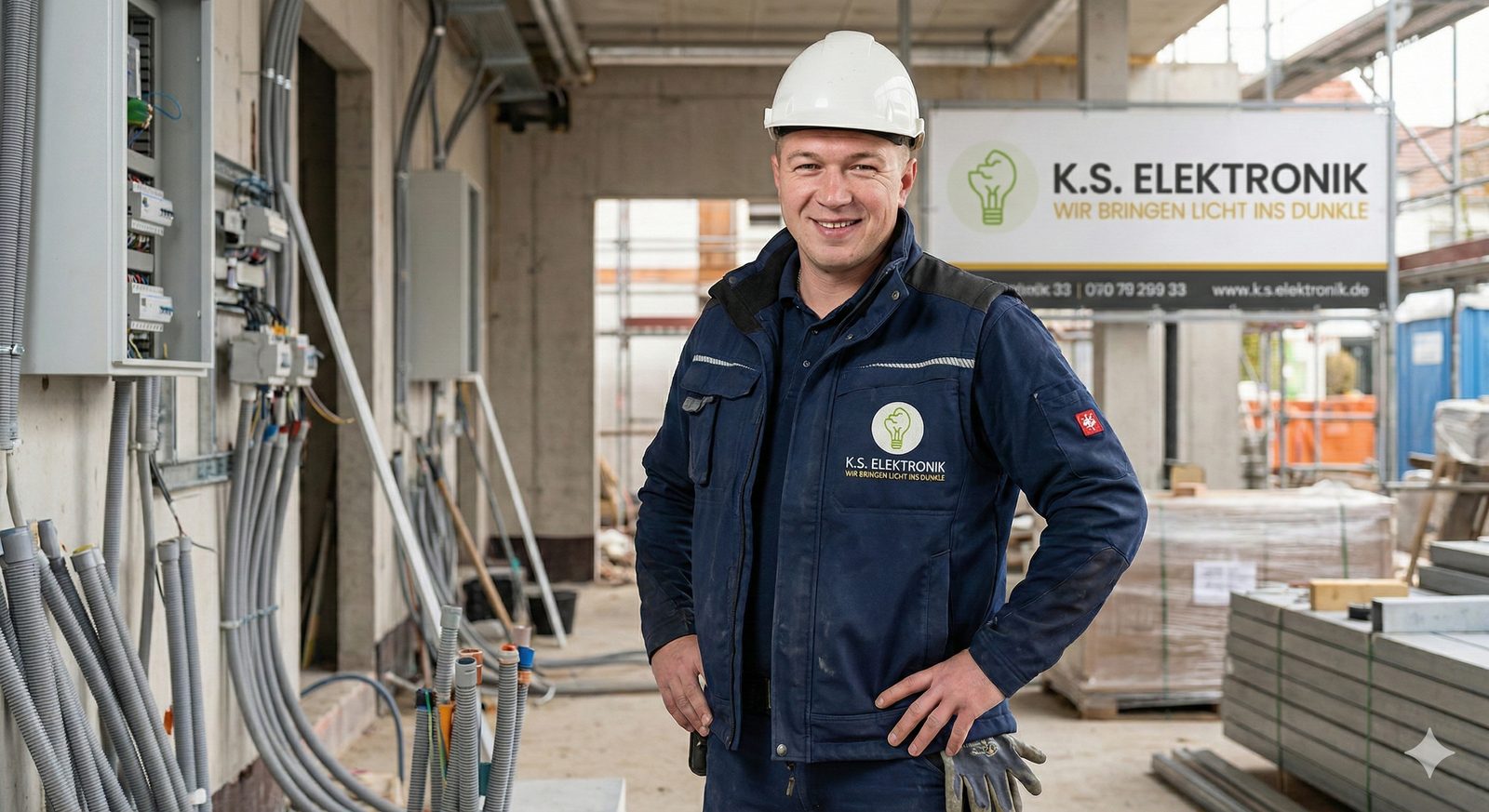 Sergej Konstantinov – Inhaber und Elektromeister von K.S. Elektronik aus Altendorf